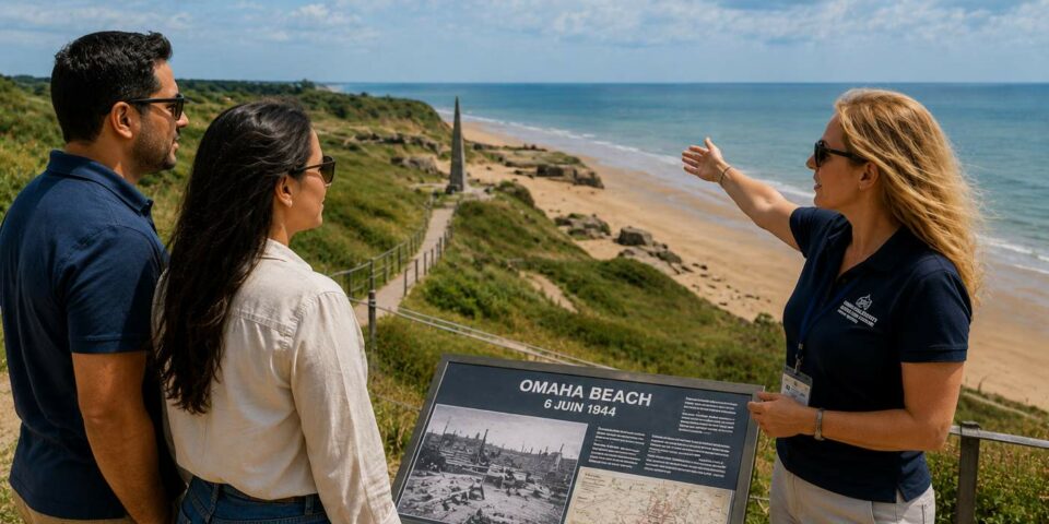 Visiter Omaha Beach avec un guide privé